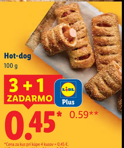 Hot-dog pečivo