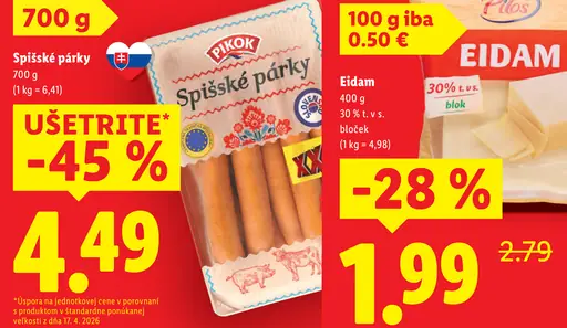 Pikok Spišské párky