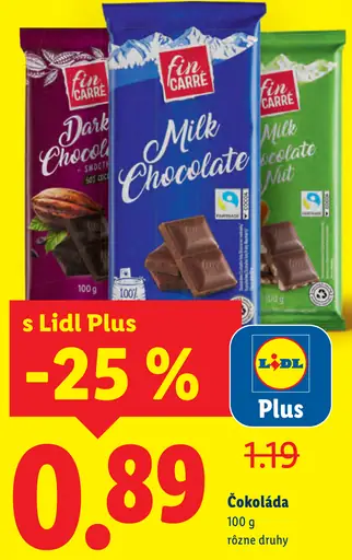 Fin Carre čokoláda