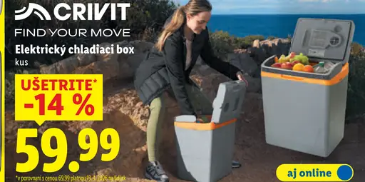 Crivit Elektrický chladiaci box