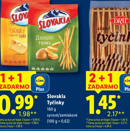 Slovakia Tyčinky Zemiakové