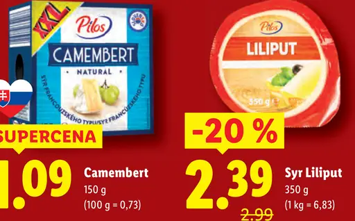 Pilos Camembert Natural
