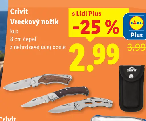 Crivit nôž/vreckový nožík