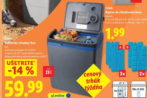 Crivit Elektrický chladiaci box
