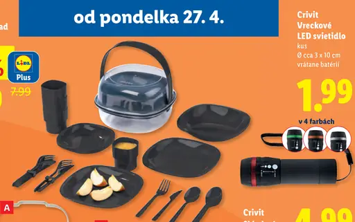 Crivit vreckové LED svietidlo