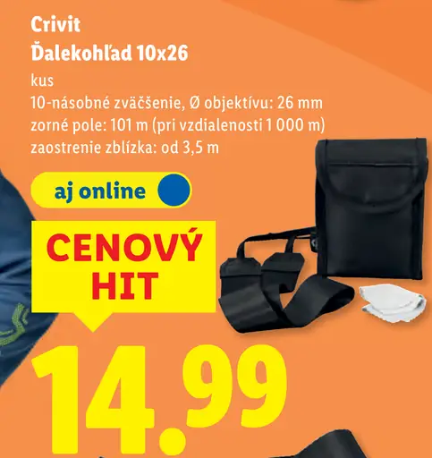 Crivit Ďalekohľad 10x26