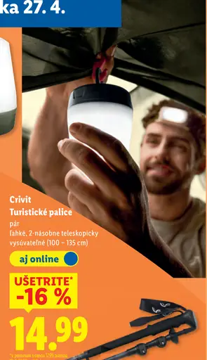 Crivit turistické palice