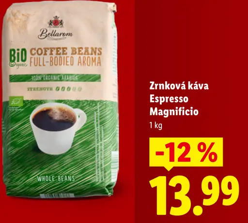 Bellarom Espresso zrnková káva
