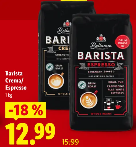 Bellarom Barista espresso pražená káva