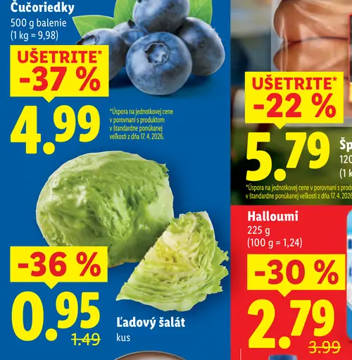 Čučoriedky čerstvé