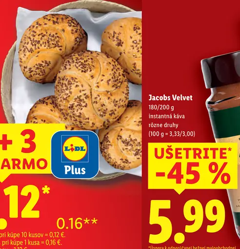 Jacobs Velvet instantná káva