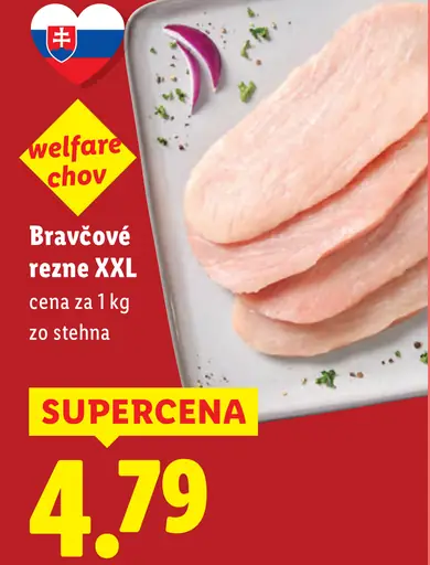 Bravčové rezne XXL