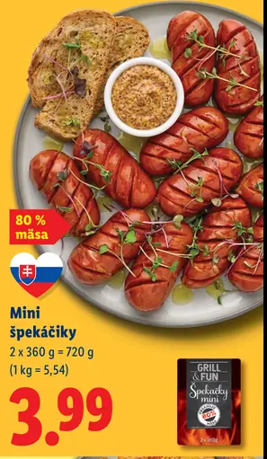 Grill & Fun Špekáčiky mini