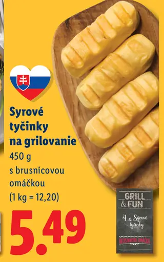 Syrové tyčinky na grilovanie s brusnicovou omáčkou