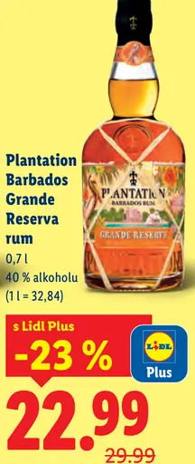 Plantation Barbados Grande Reserve rum