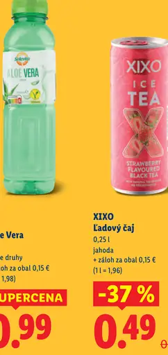 XIXO ľadový čaj jahoda