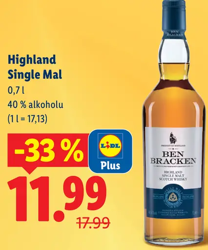 Ben Bracken Highland Single Malt whisky