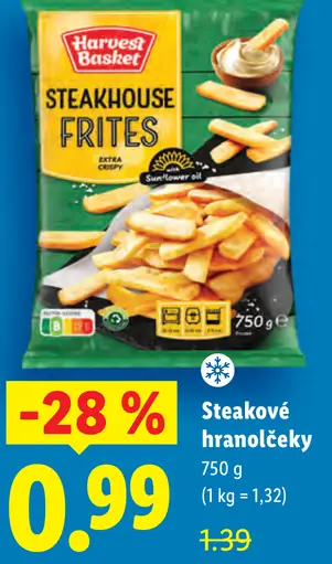 Harvest Basket Steakhouse hranolčeky