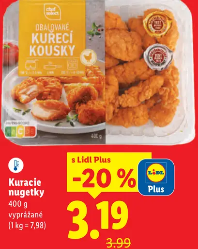 Chef Select obalované kuracie kúsky