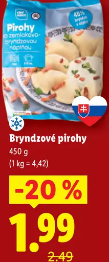 Chef Select Bryndzové pirohy
