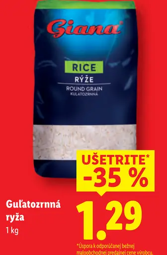 Guľatozrnná ryža