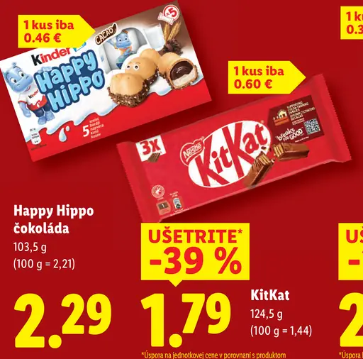 KitKat čokoládová tyčinka
