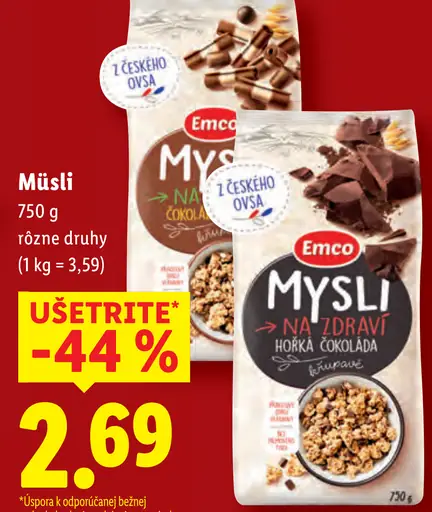 Emco Mysli rôzne druhy