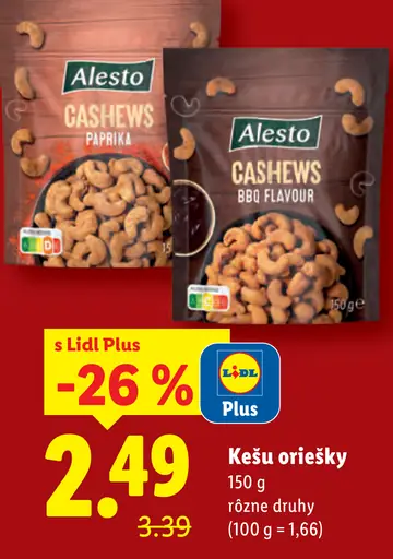 Alesto Cashews paprika