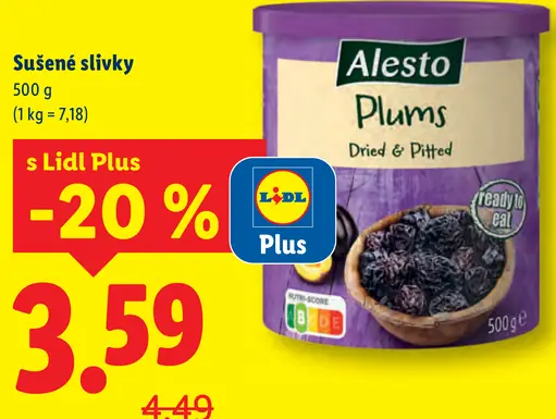 Alesto Sušené slivky