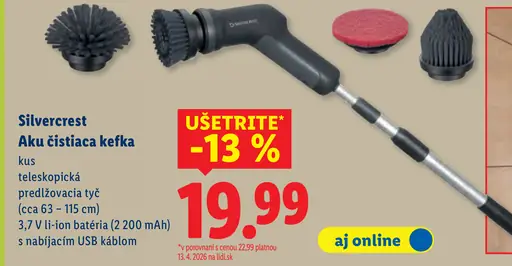 Silvercrest Aku čistiaca kefka