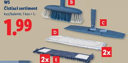 W5 Čistiaci sortiment