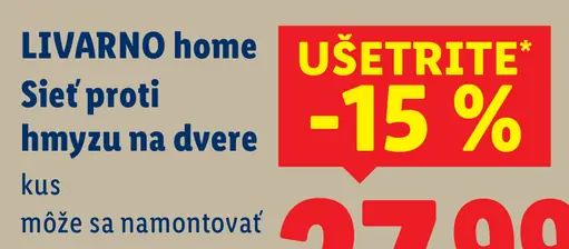 Livarno Home sieť proti hmyzu na dvere s magnetickým uzáverom