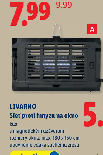 LIVARNO sieť proti hmyzu na okno
