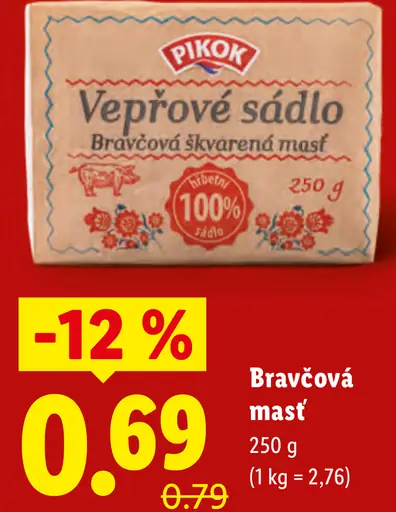 Pikok bravčová masť