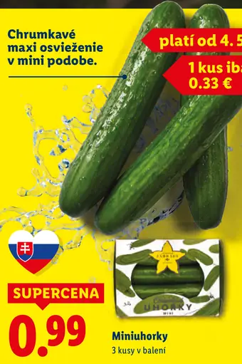 Slnečné záhrady miniuhorky