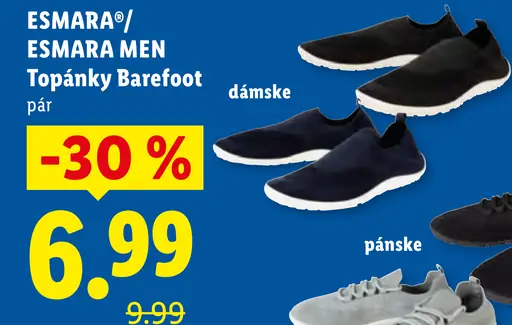 Esmara / Esmara Men topánky Barefoot dámske