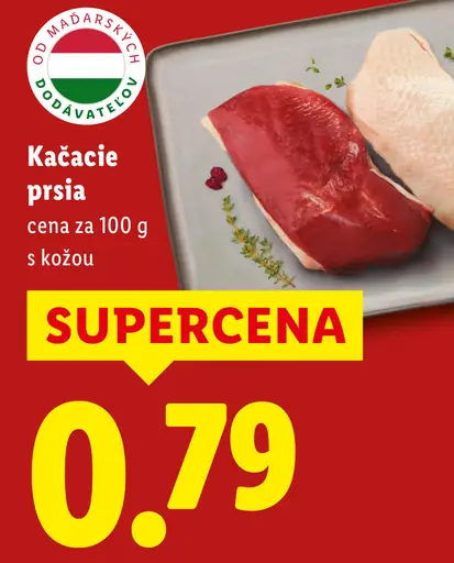 Kačacie prsia XXL s kožou