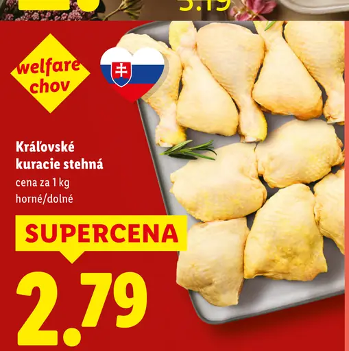 Kráľovské kuracie stehná horné/dolné