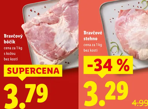 Bravčové stehno bez kosti