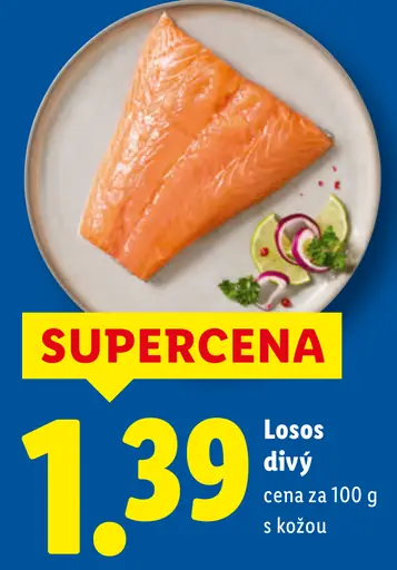 Losos divý s kožou