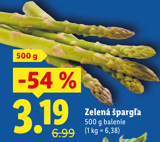 Zelená špargľa