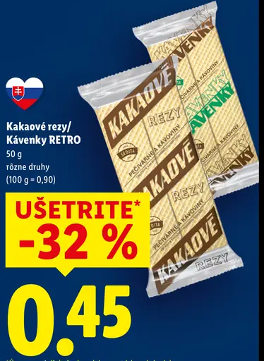 Figaro Kávenky Retro rezy rôzne druhy
