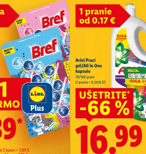 Ariel prací gél All in One kapsule