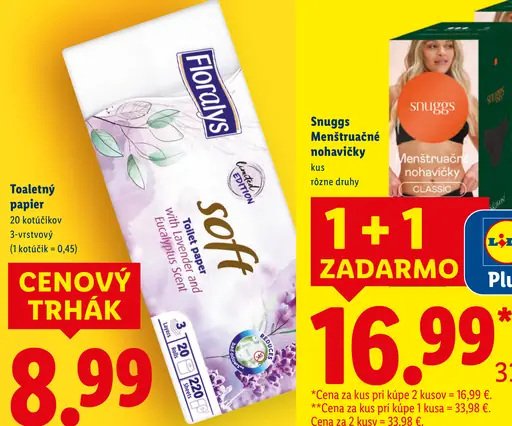 Floralys toaletný papier 4-vrstvový