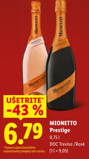 Mionetto Prestige Prosecco DOC Treviso