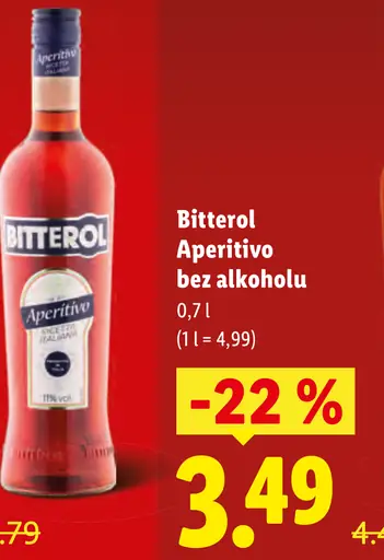 Bitterol Aperitivo bez alkoholu