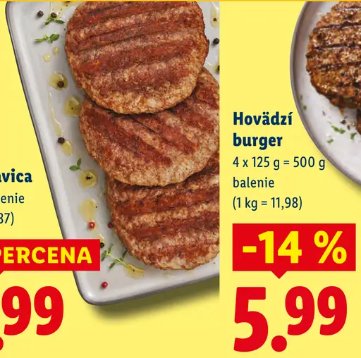 Hovädzí burger