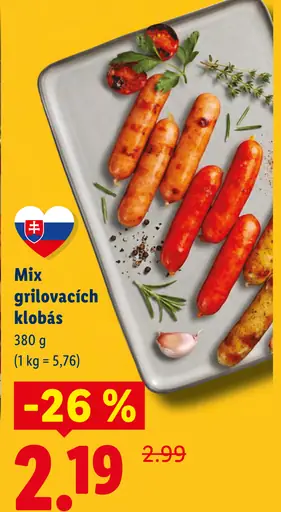 K-Purland mix grilovacích klobás