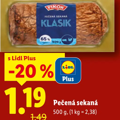 Pikok Pečená sekaná Klasik