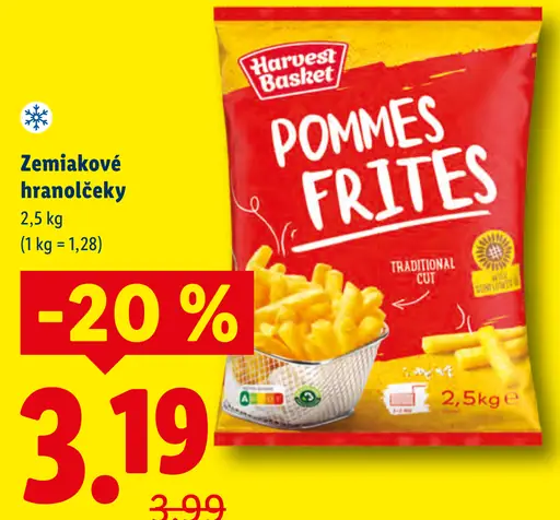 Harvest Basket Zemiakové hranolčeky
